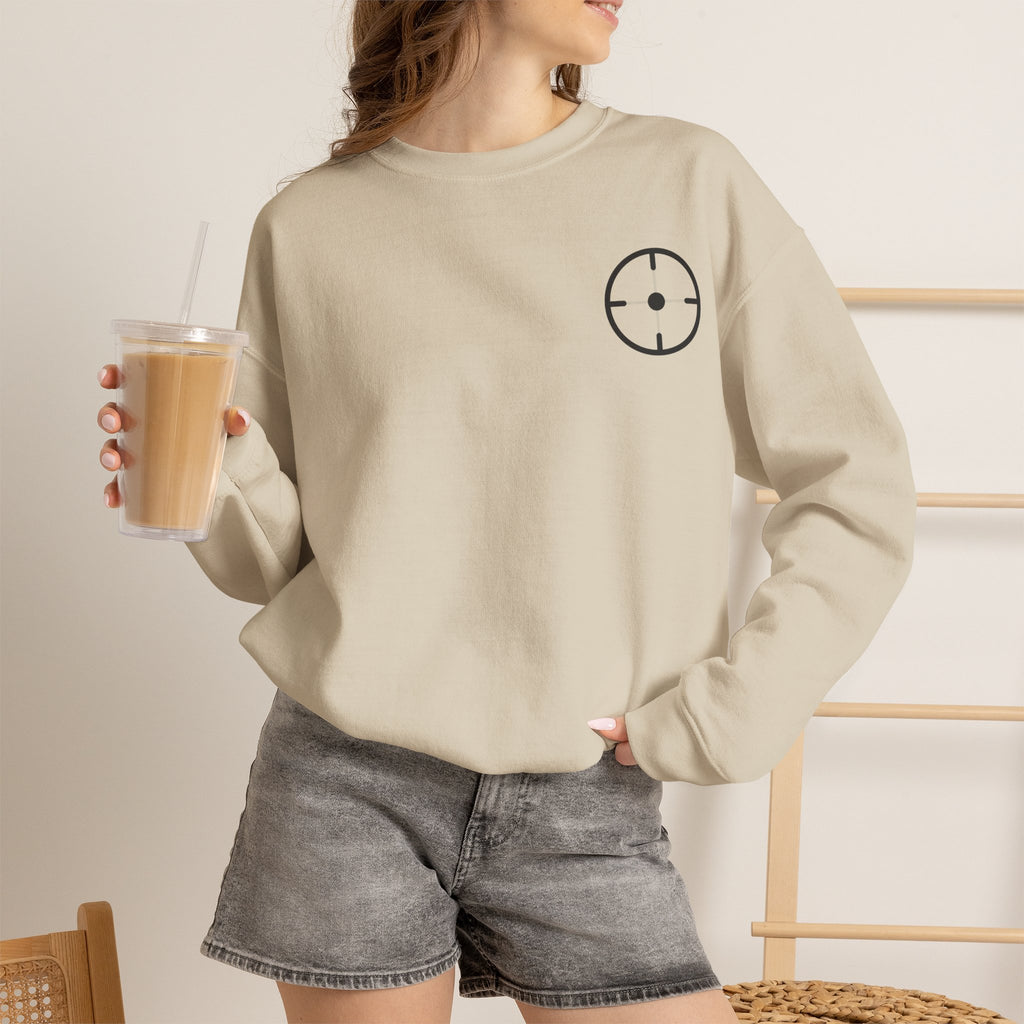 Veslo Target Crewneck Sweatshirt - Black
