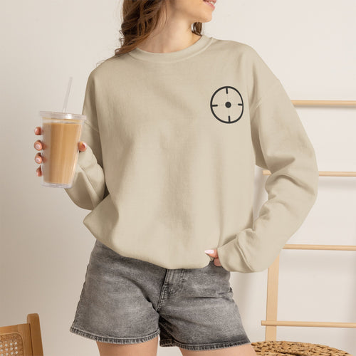 Veslo Target Crewneck Sweatshirt - Black