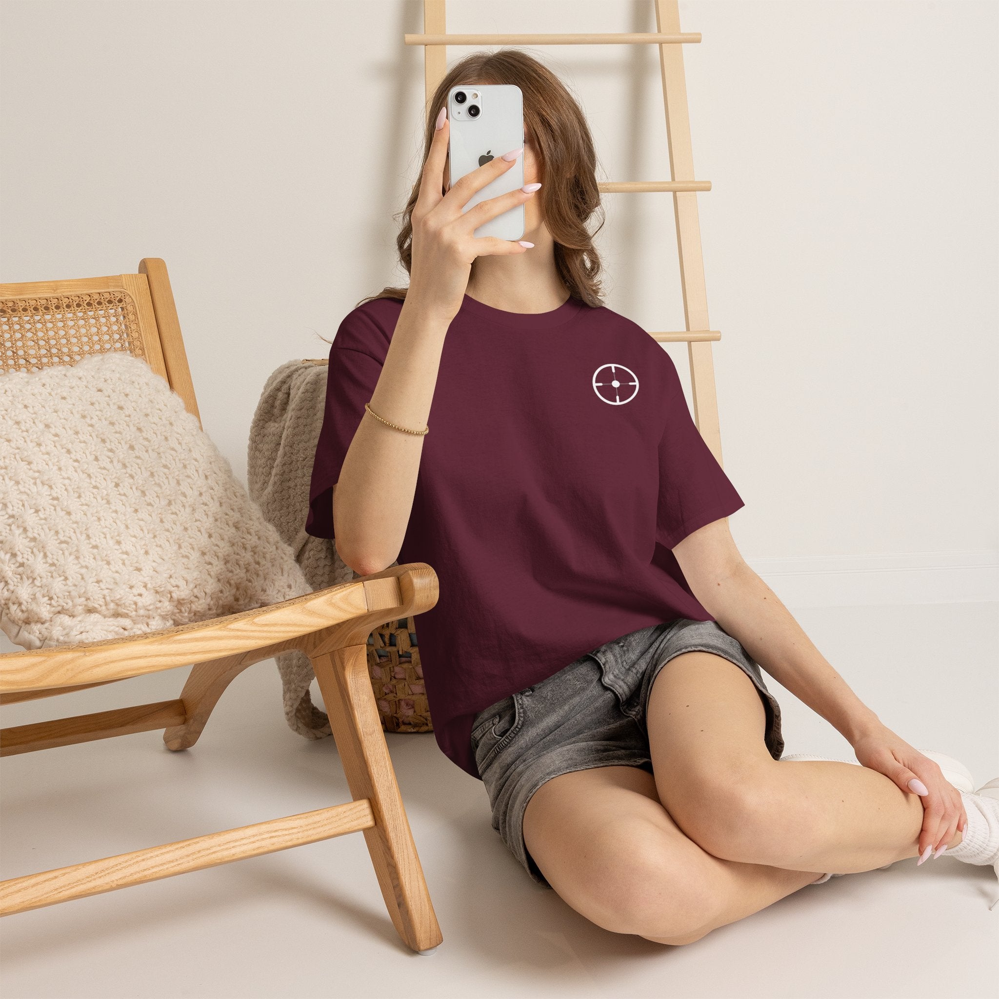 Veslo Target Tee - White