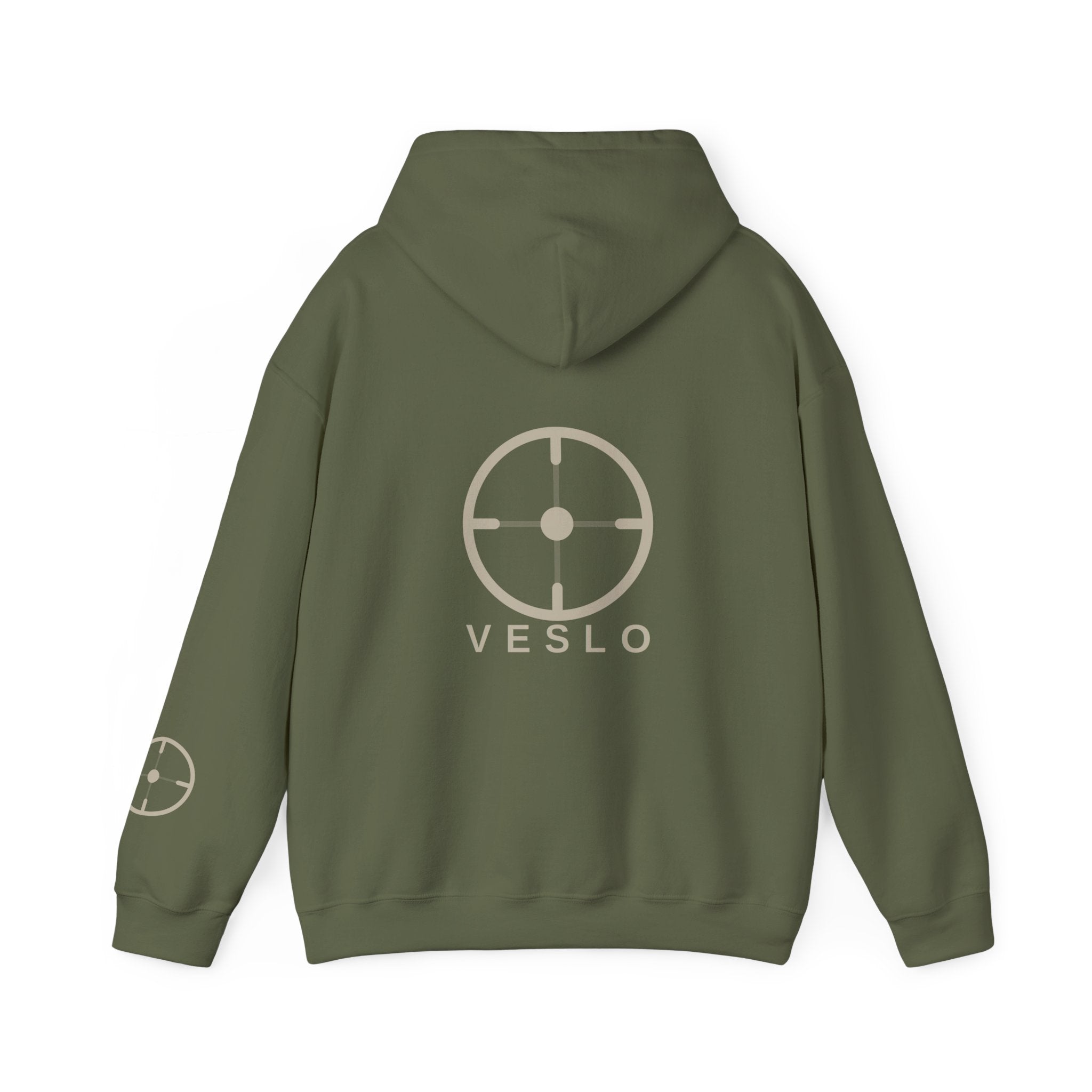 Veslo Target Hoodie - stone