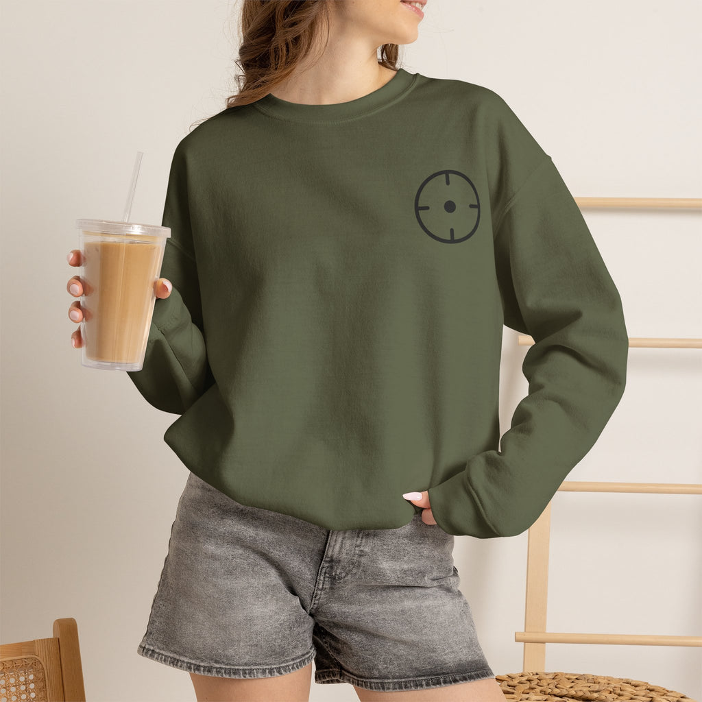 Veslo Target Crewneck Sweatshirt - Black