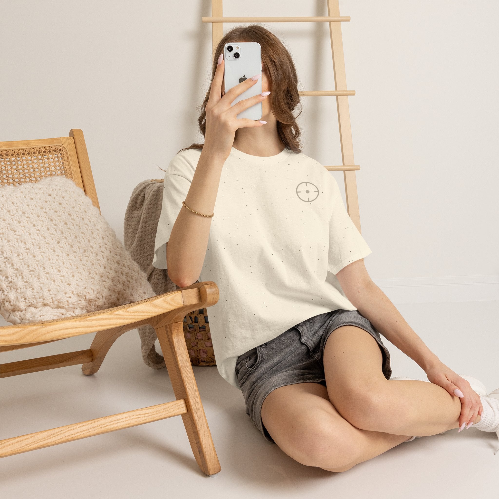 Veslo Target Tee - Stone