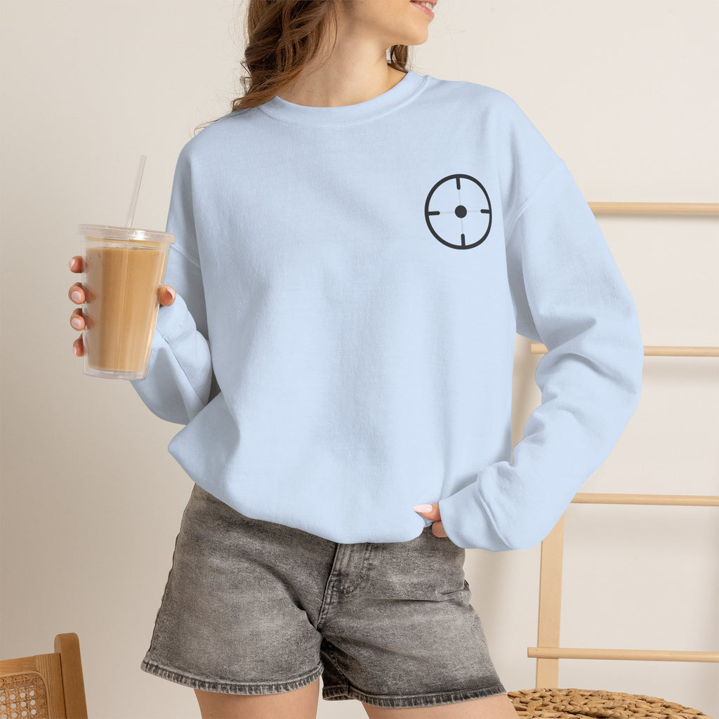 Veslo Target Crewneck Sweatshirt - Black