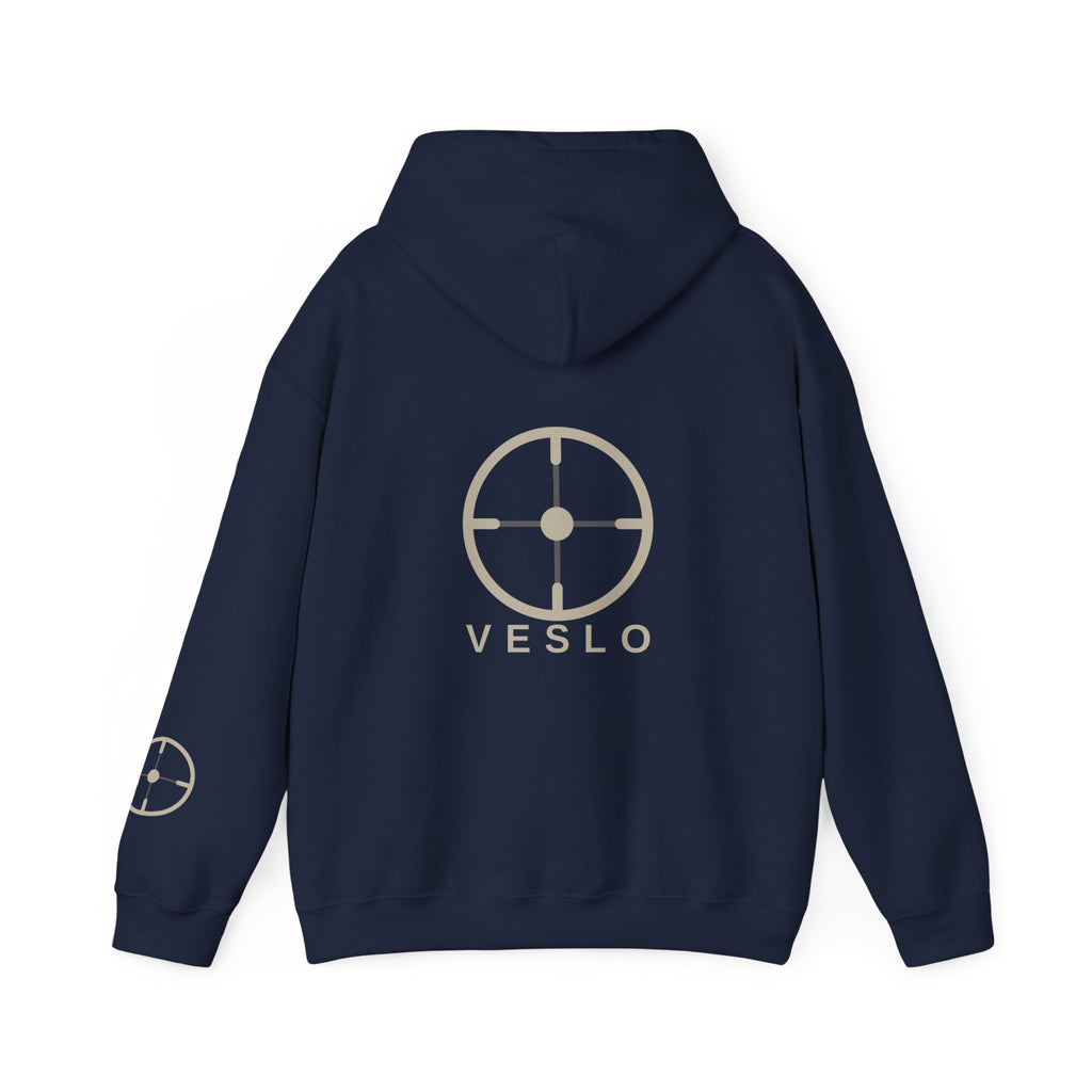 Veslo Target Hoodie - stone
